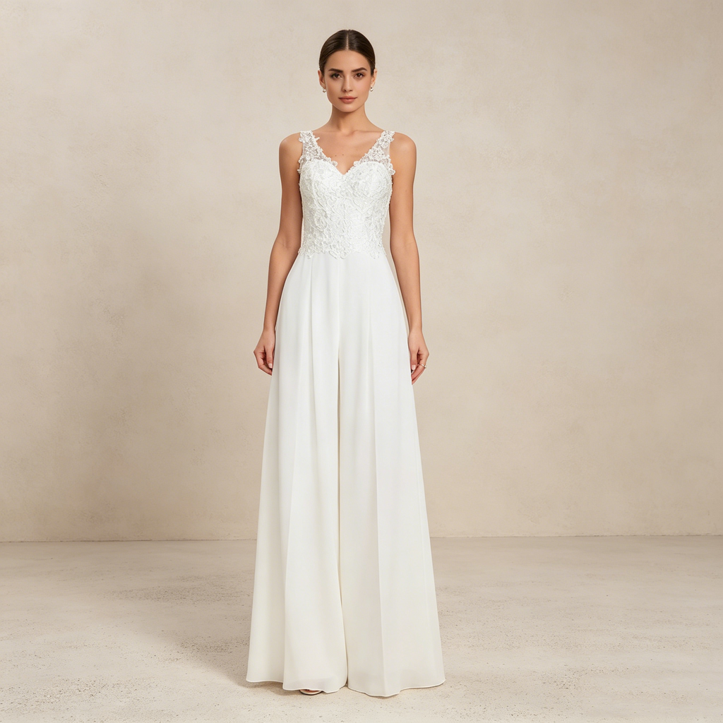 Elegantes Off-Shoulder Abendkleid mit Spitze und Neckholder-Trägern