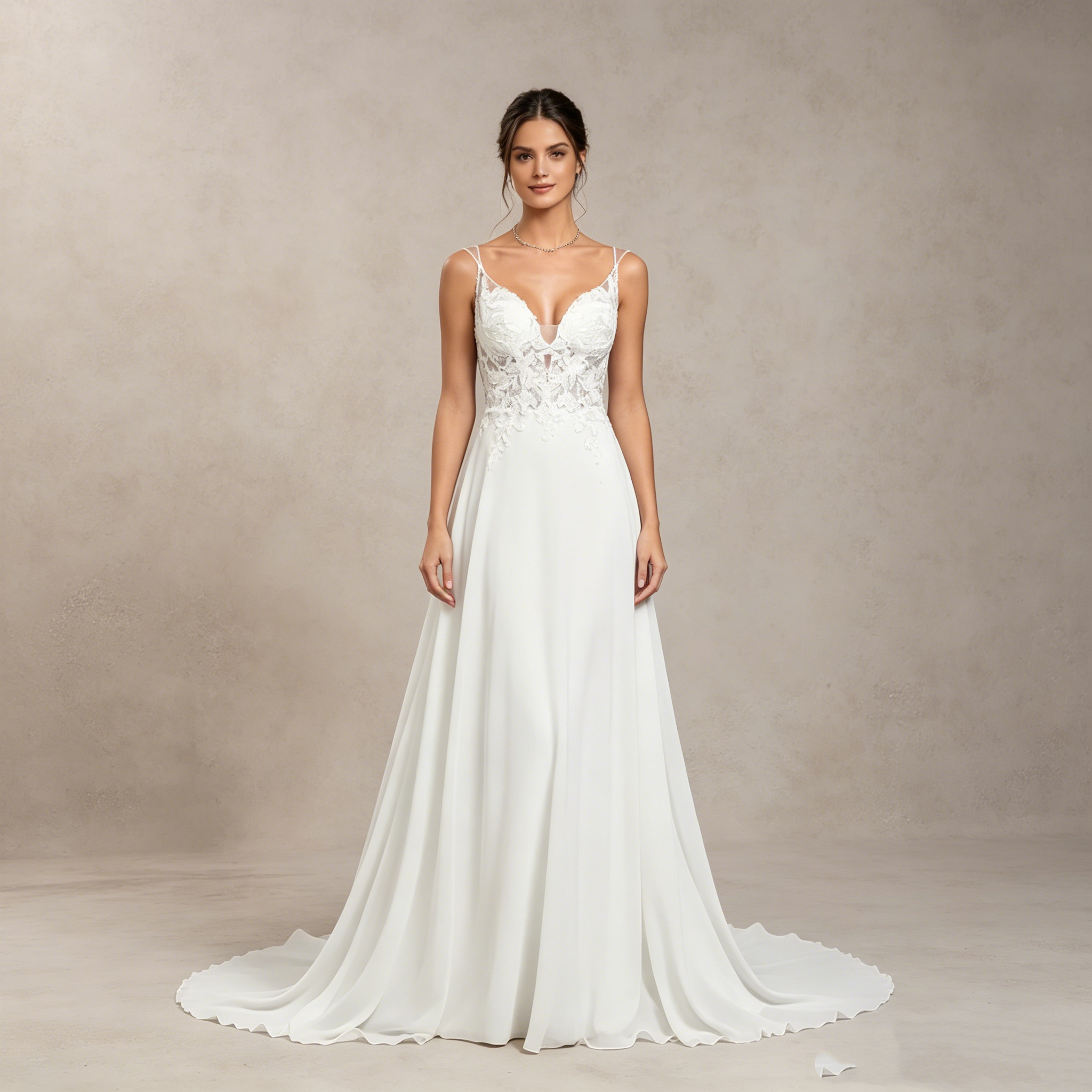 Elegantes Off-Shoulder Abendkleid mit Spitze und Puffärmeln | Maßanfertigung