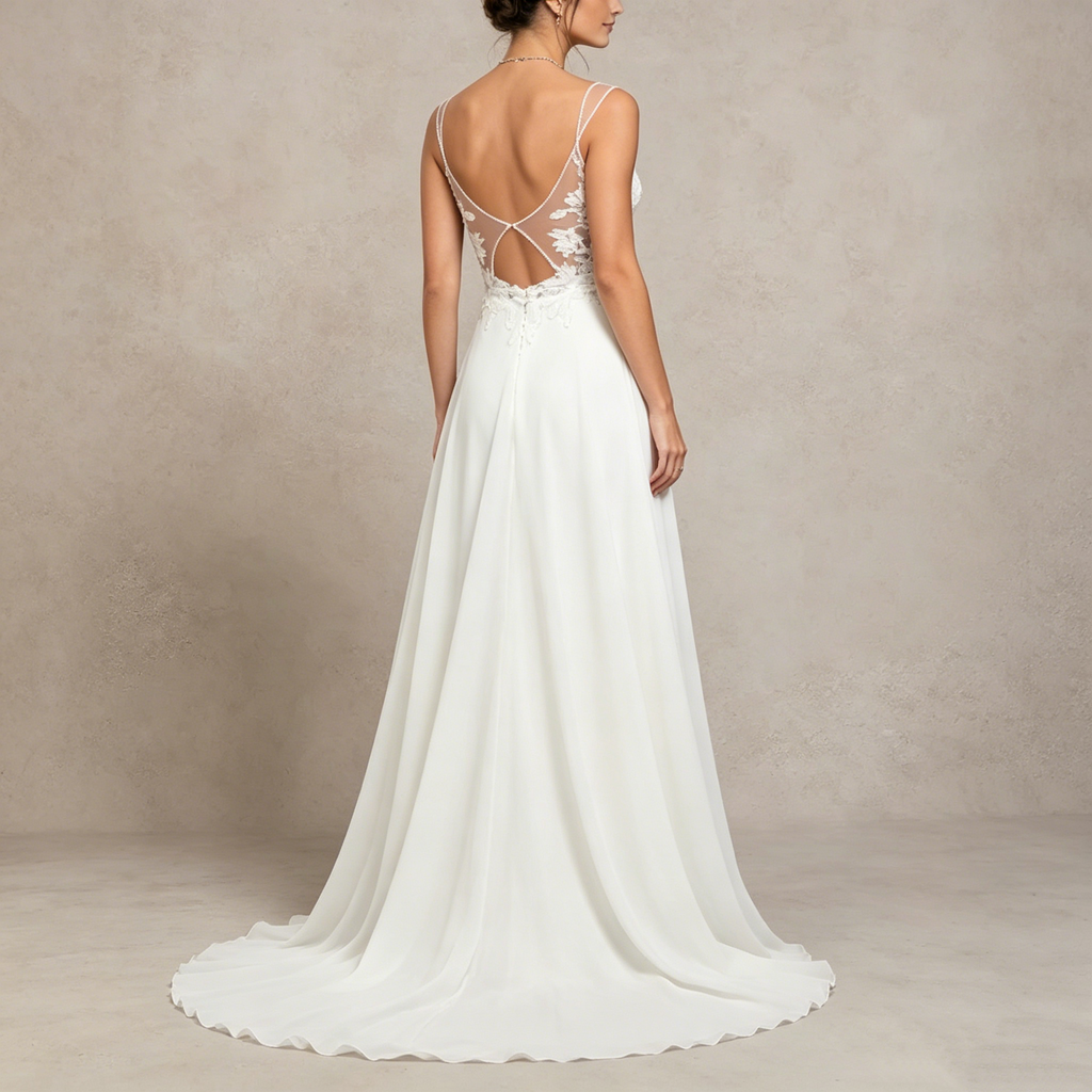 Elegantes Off-Shoulder Abendkleid mit Spitze und Puffärmeln | Maßanfertigung