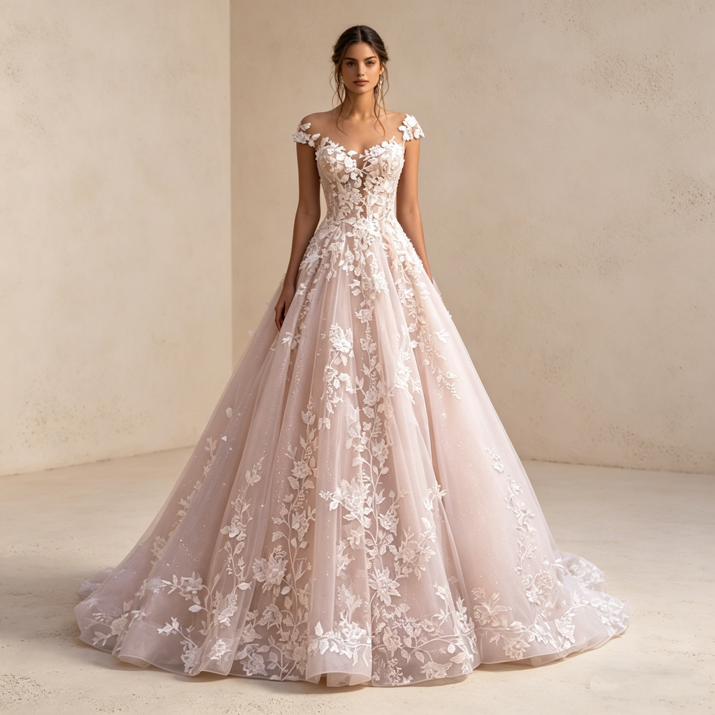 Minimalistisches Neckholder-Abendkleid in Elfenbein – Bodenlanges Maxikleid aus Satin mit eleganter Raffung