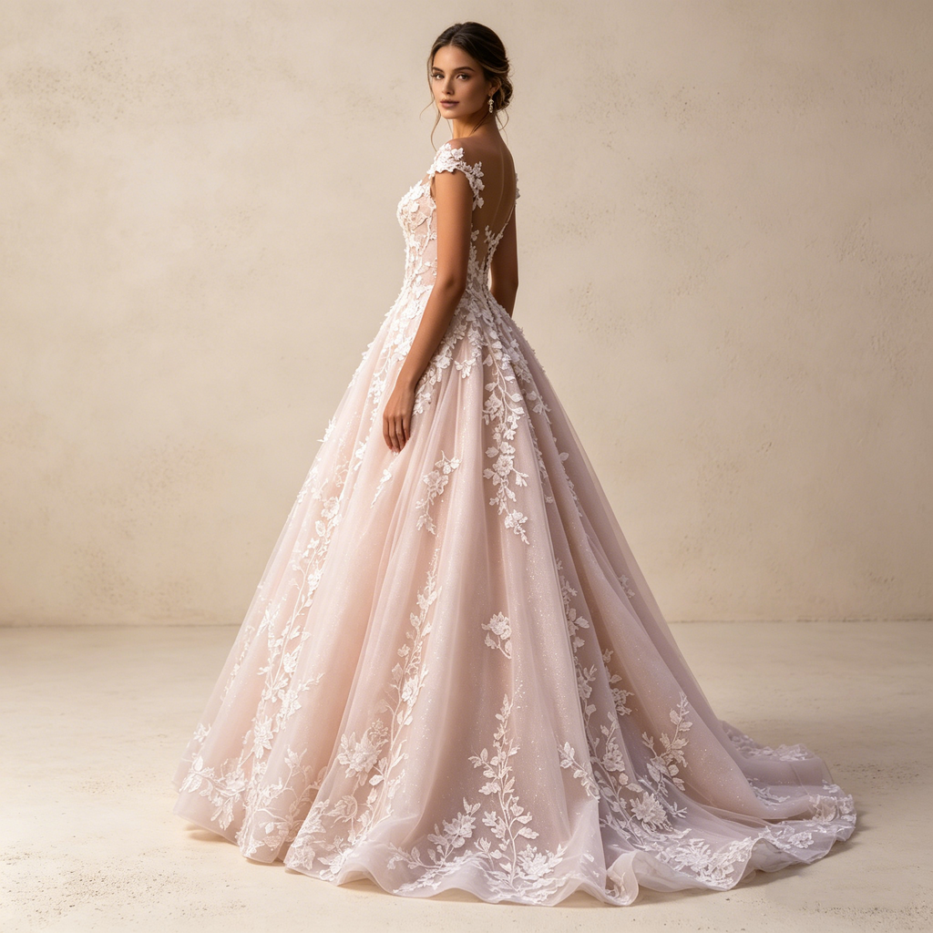 Minimalistisches Neckholder-Abendkleid in Elfenbein – Bodenlanges Maxikleid aus Satin mit eleganter Raffung