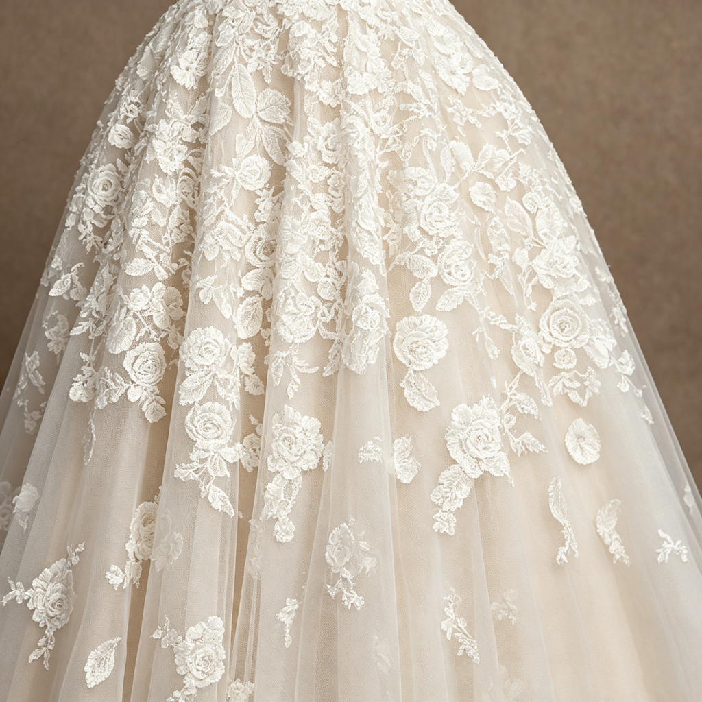 Elegantes A-Linien Abendkleid mit Stehkragen und Spitze | Bodenlanges Maxikleid Ärmellos
