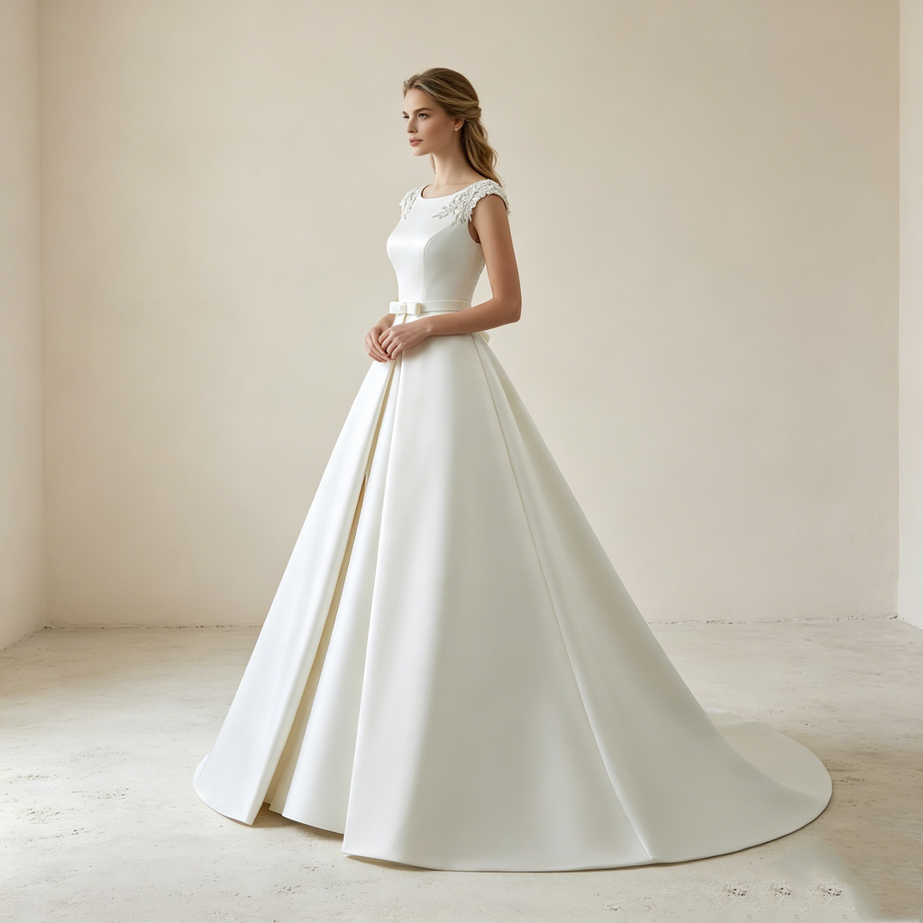 Figurbetontes Mermaid-Kleid mit edler Raffung und glamouröser Off-Shoulder-Partie