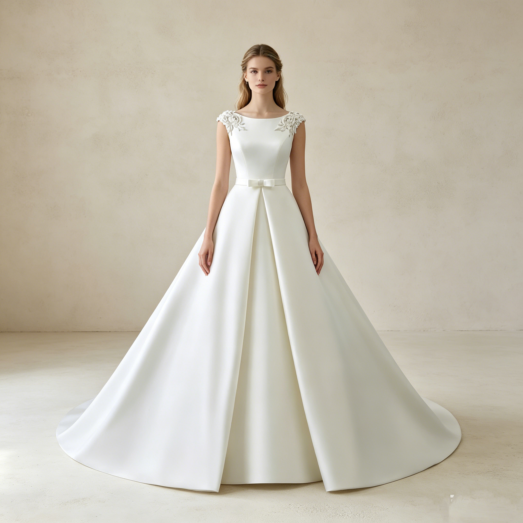Figurbetontes Mermaid-Kleid mit edler Raffung und glamouröser Off-Shoulder-Partie