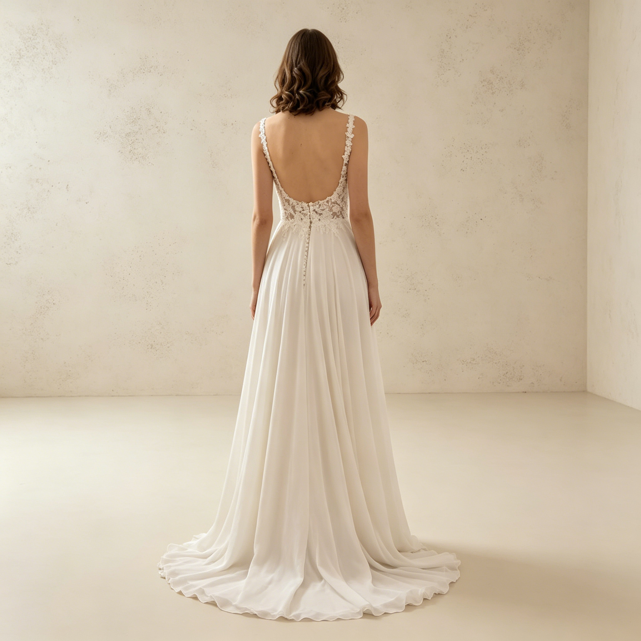 Spaghetti-Träger Abendkleid mit Spitze | Elegantes Korsett-Kleid aus Tüll