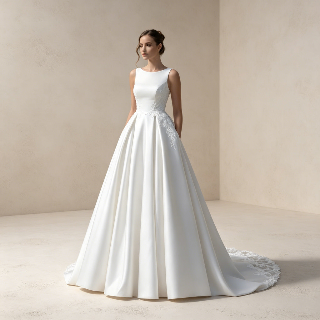 Elegantes Chiffon Abendkleid Rosa | Festliches Maxikleid mit Spitze