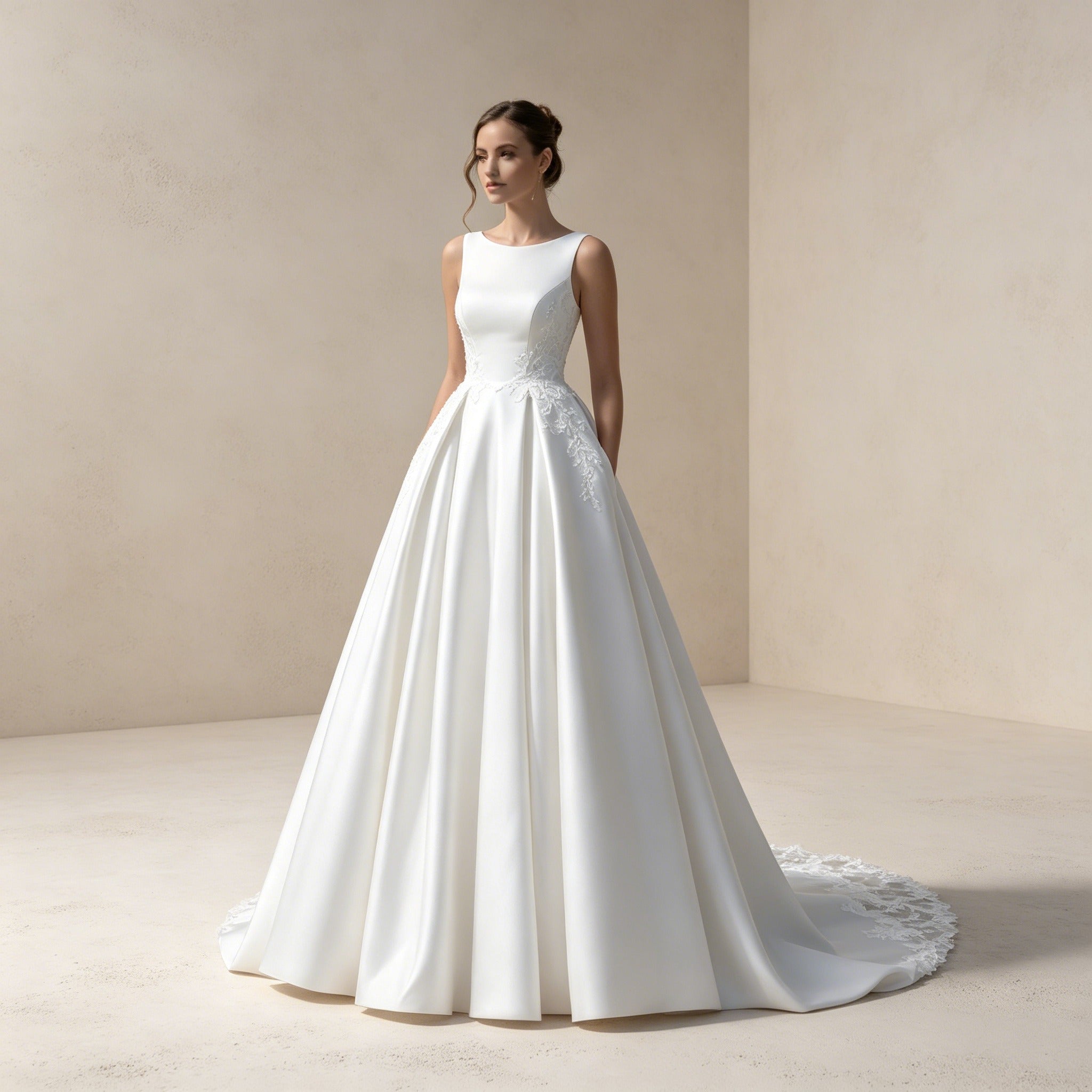 Elegantes Chiffon Abendkleid Rosa | Festliches Maxikleid mit Spitze